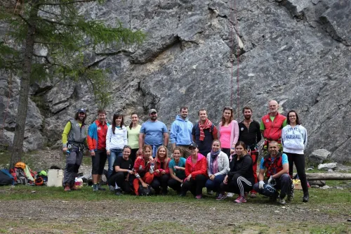 Teambuilding na ferrate v Tatrách