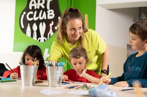 Animačné aktivity v kreatívnom štúdiu Art Club 