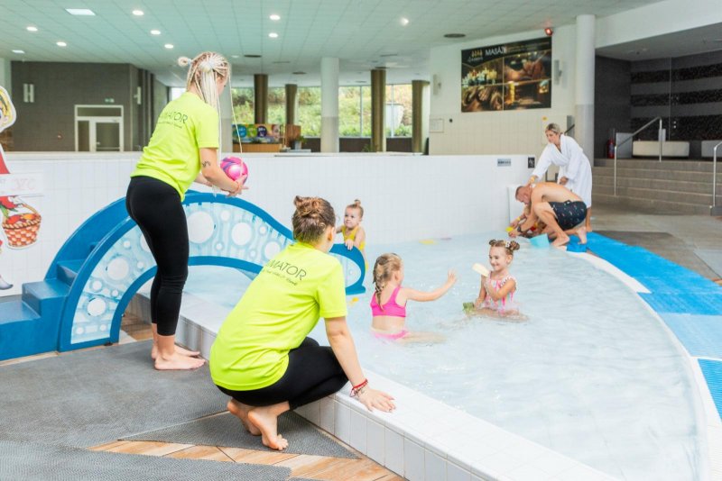 Detský bazén je vždy plný smiechu 