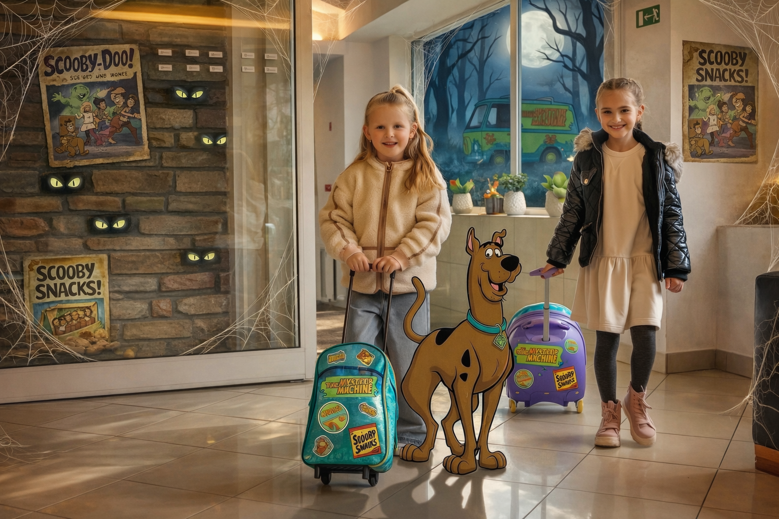 Zábavný animačný program s maskotom a papagájmi v Atrium Hoteli - Trinity Hotels.sk