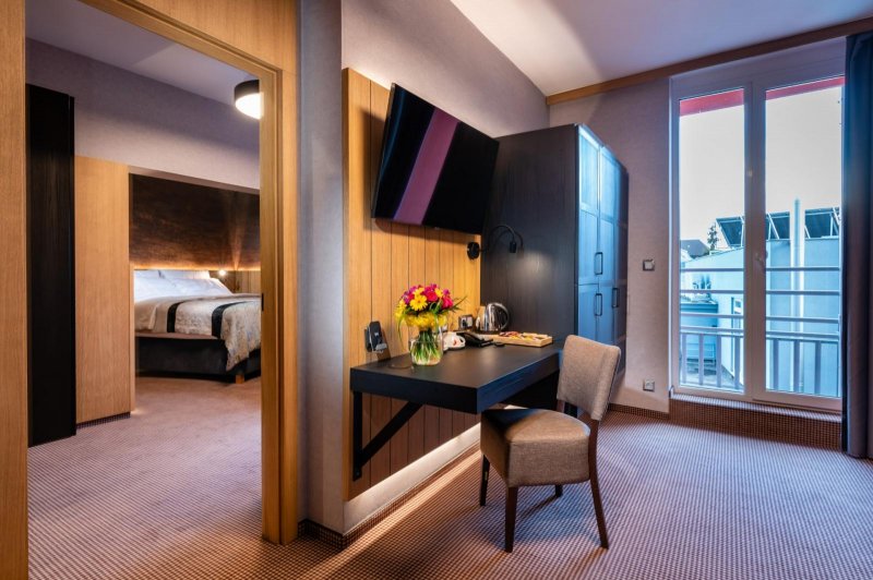 Štýlovo zariadená Rodinná izba v Atrium Hoteli - Trinity Hotels.sk 