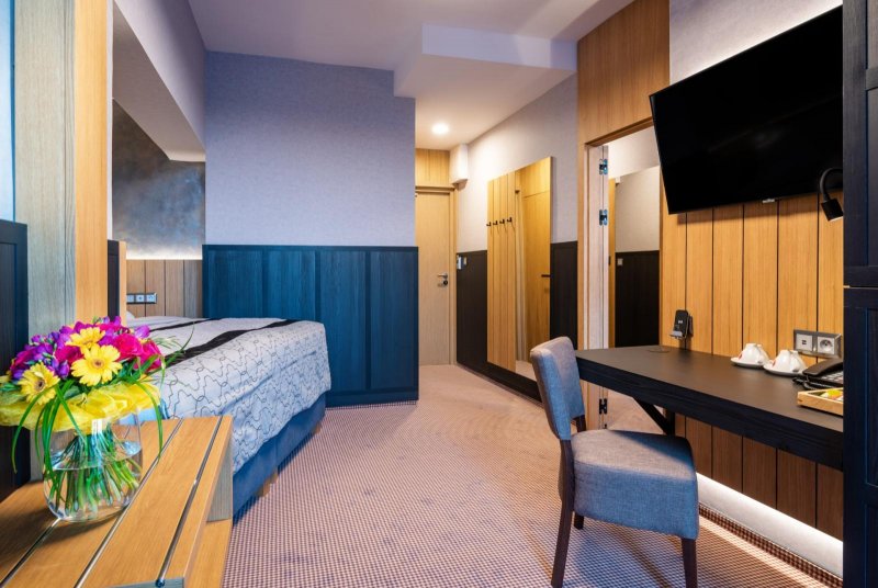 Štýlovo zariadená Rodinná izba v Atrium Hoteli - Trinity Hotels.sk 